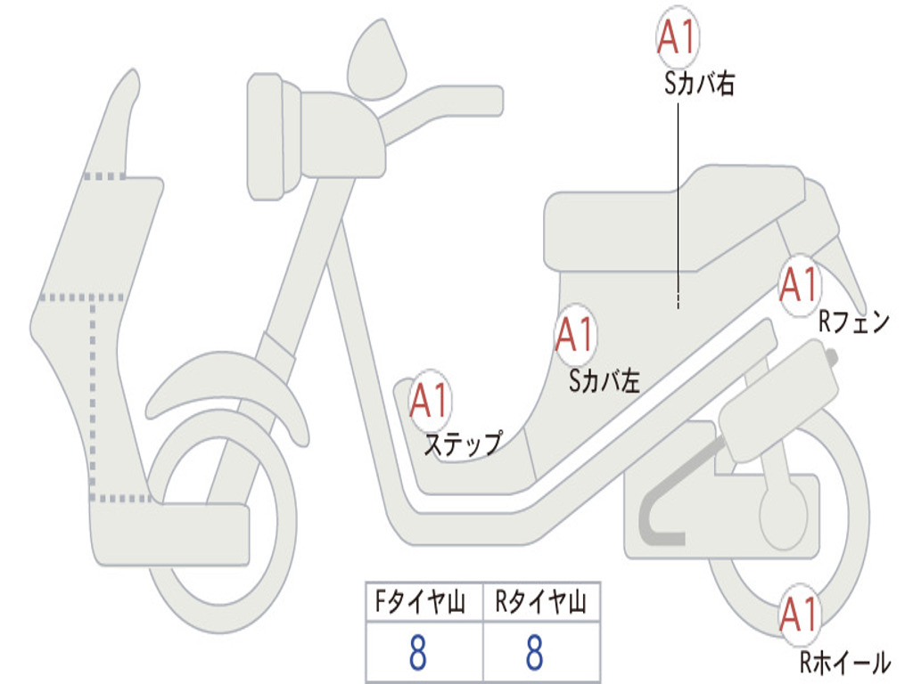 HONDA BENLY E:1 PRO  EF07