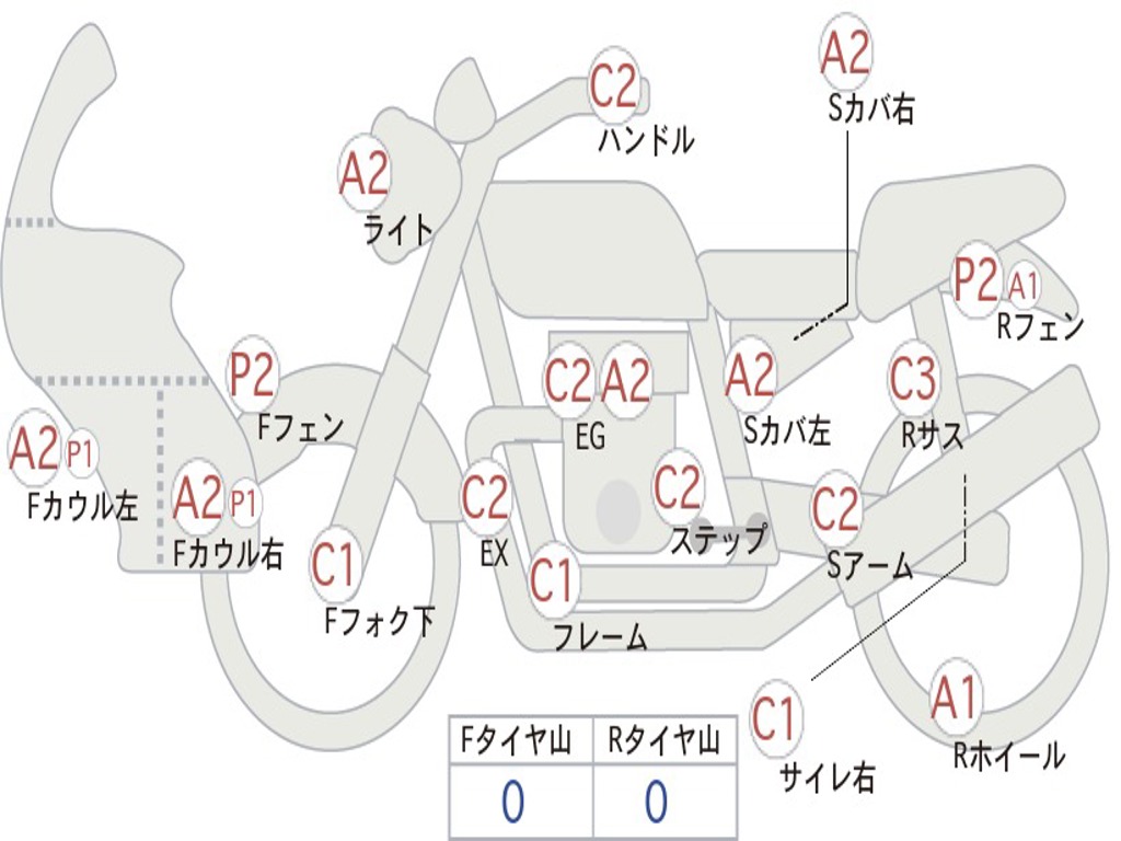 SUZUKI  NEW 聞 BIRDIE 50 BA43A