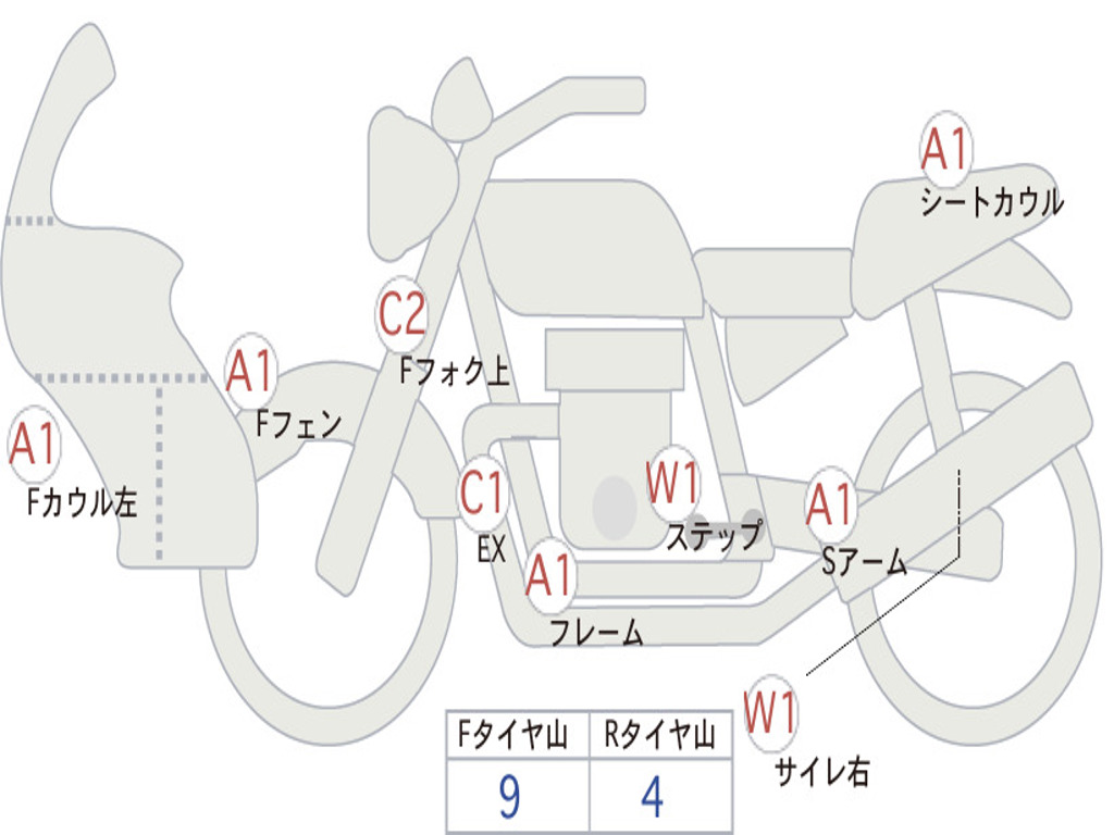 HONDA CB400 SUPER  BOL DOR ABS 2015 NC42
