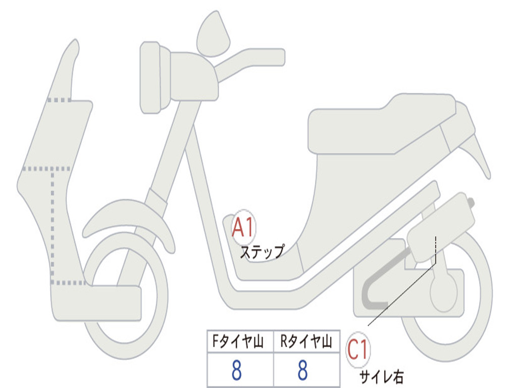 HONDA DIO 110 BASIC  JK03