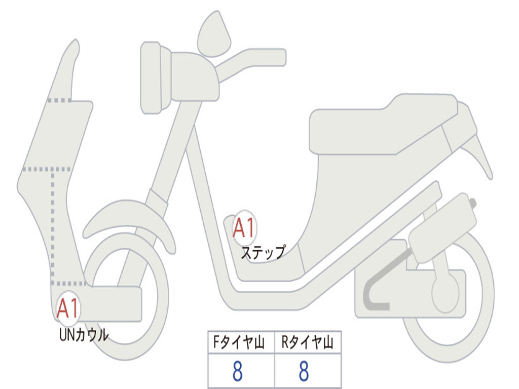 HONDA DIO 110 BASIC  JK03