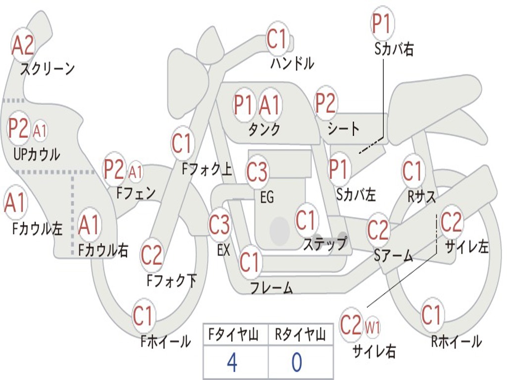 HONDA GL1200 GOLD WING 1988 SC14